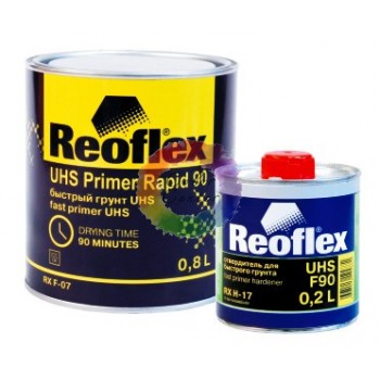 Быстрый акриловый грунт Reoflex UHS с отвер. 0,8 л + 0,2 л, черный