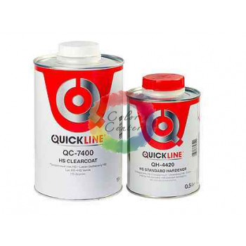 Quickline Лак 7400 1л +отв. стандарт 4420, 0,5л 