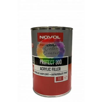 Акриловый грунт Novol PROTECT 300 4+1, красный, 1 л (без отвердителя)
