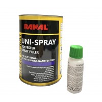 Распыляемая шпатлевка для авто RANAL UNI-SPRAY 1,2 кг