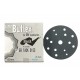 Шлифовальные круги Super Buflex DRY на липучке 152 мм K3000 чорний 15 отв.