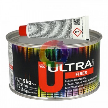Шпатлевка автомобильная со стекловолокном Novol Ultra Line Fiber, 1,75 кг